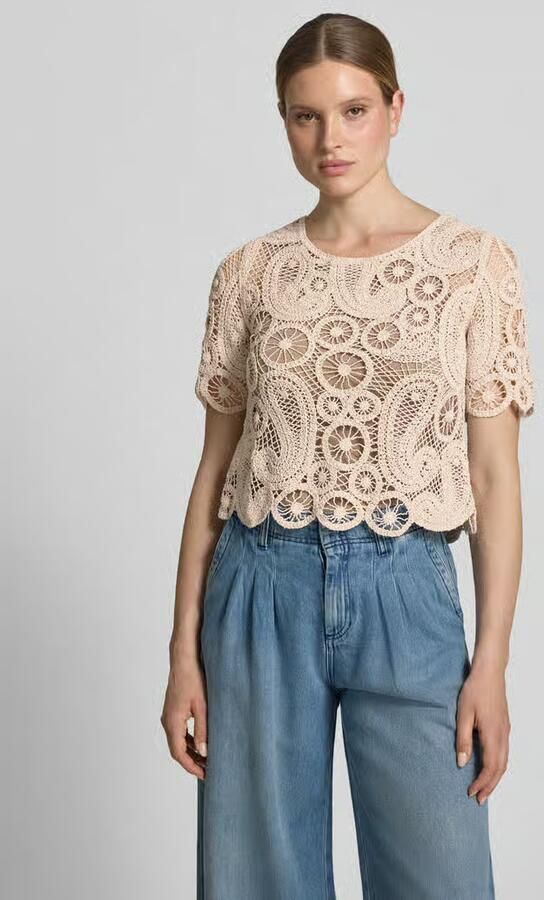 Betty Barclay gebreid shirt met ronde hals - Foto 2