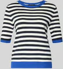 Betty Barclay Gebreid shirt van viscosemix met ronde hals
