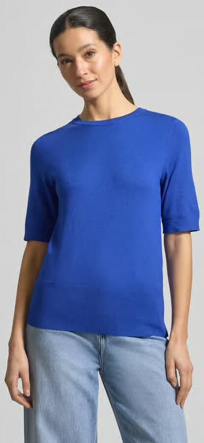 Betty Barclay Gebreid shirt van viscosemix met ronde hals - Foto 3