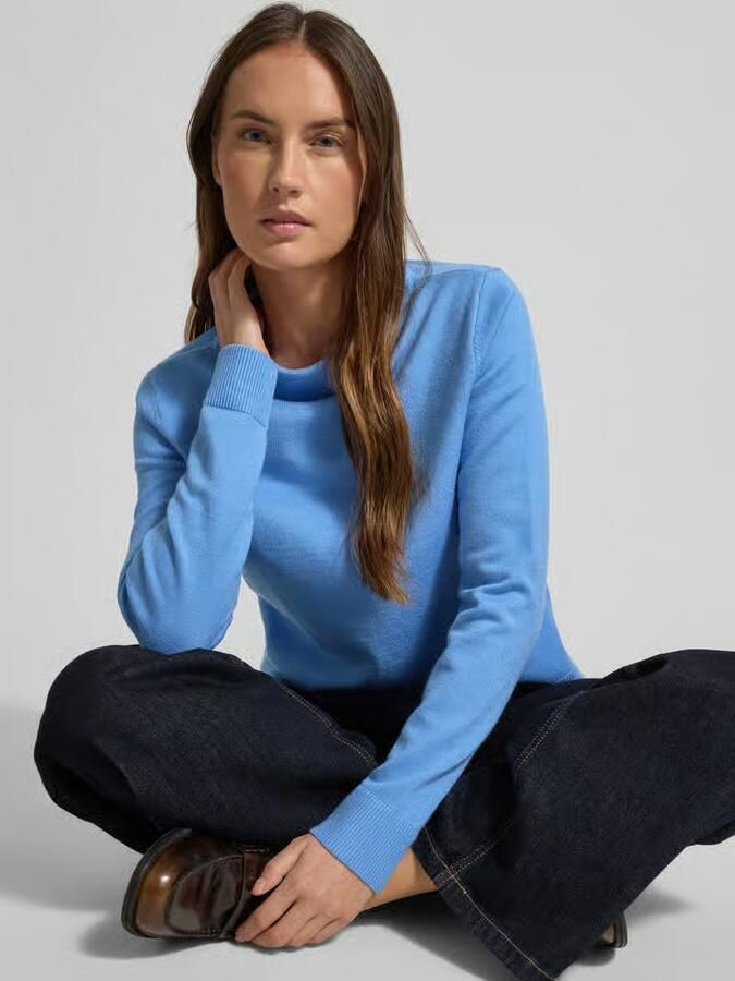 Betty Barclay Gebreide pullover met ribboorden - Foto 2