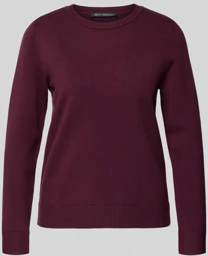 Betty Barclay Gebreide pullover met ribboorden