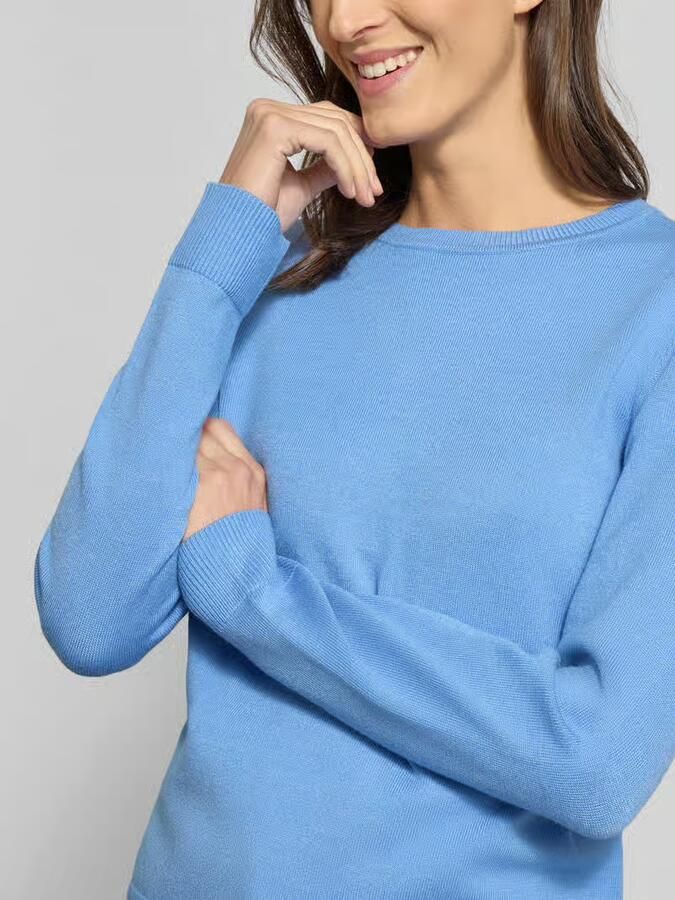 Betty Barclay Gebreide pullover met ribboorden - Foto 2