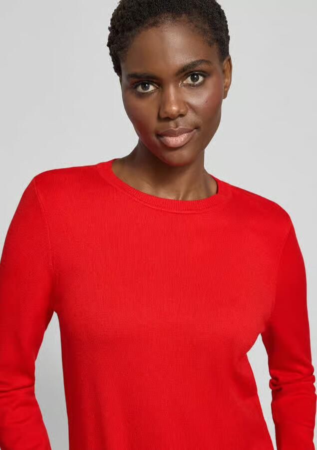 Betty Barclay Gebreide pullover met ribboorden - Foto 2