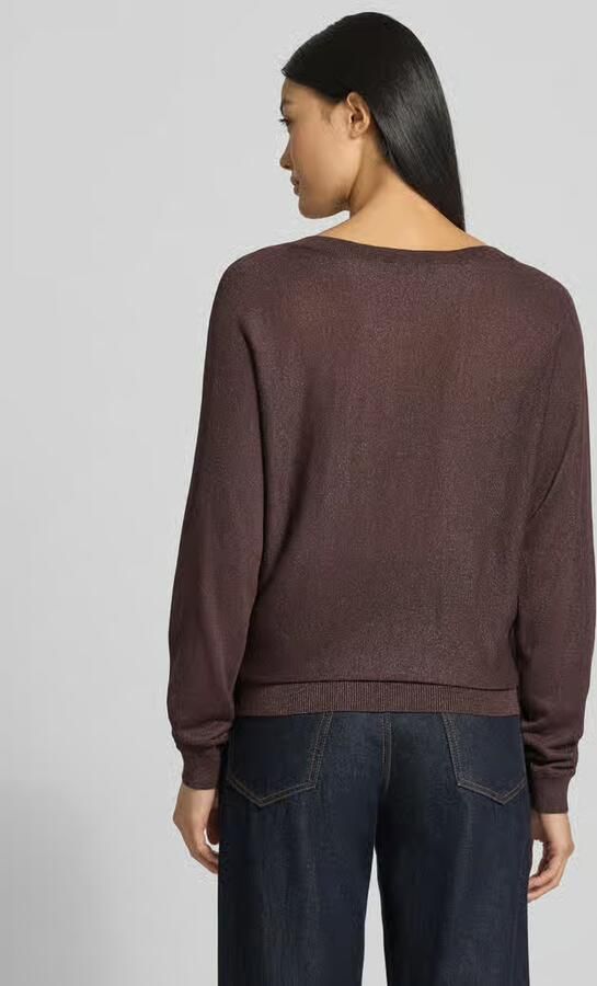 Betty Barclay Gebreide pullover met ribboorden