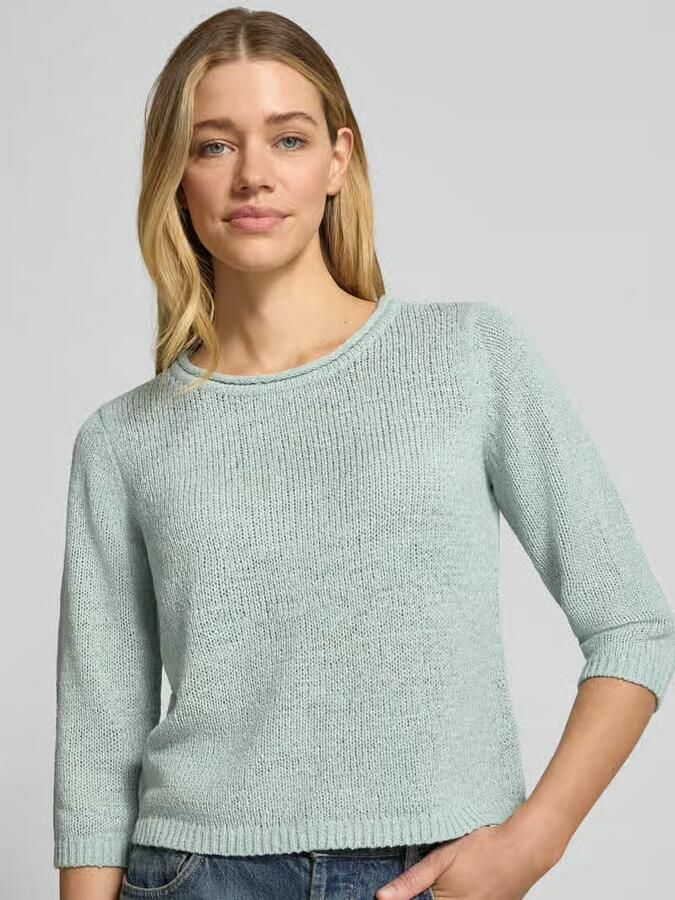 Betty Barclay Gebreide pullover met ronde hals en 3 4-mouwen