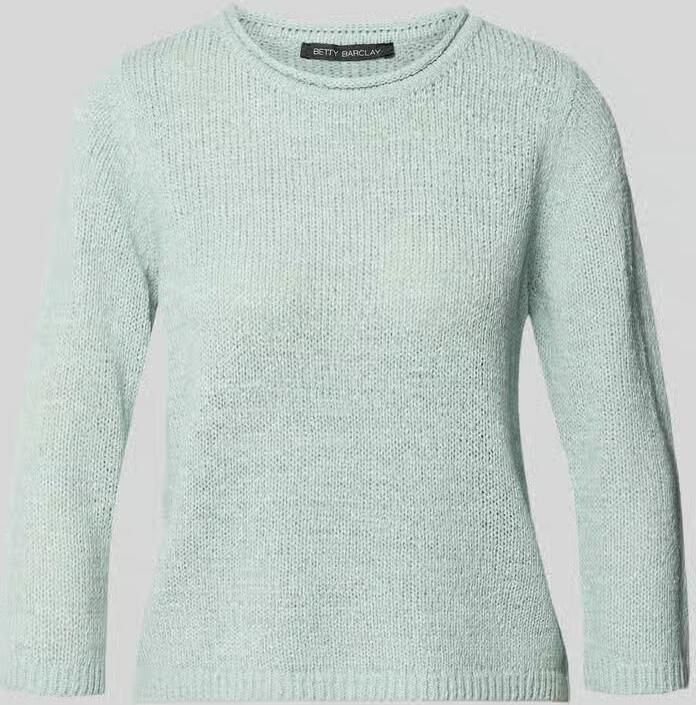 Betty Barclay Gebreide pullover met ronde hals en 3 4-mouwen - Foto 2