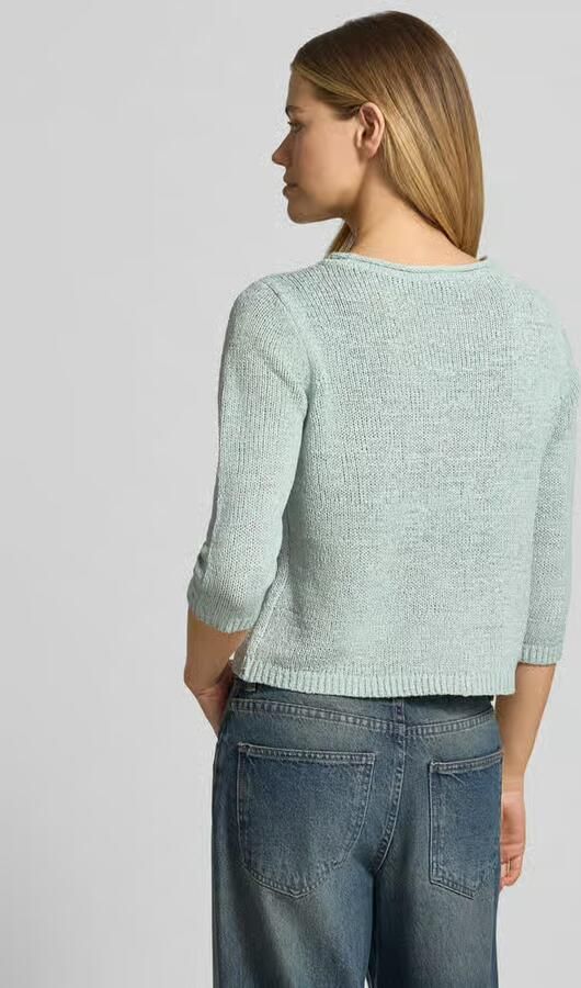 Betty Barclay Gebreide pullover met ronde hals en 3 4-mouwen - Foto 3