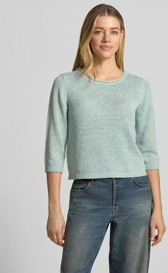 Betty Barclay Gebreide pullover met ronde hals en 3 4-mouwen - Foto 2