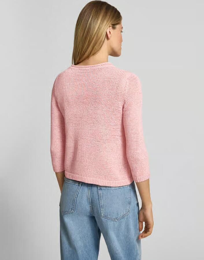 Betty Barclay Gebreide pullover met ronde hals en 3 4-mouwen - Foto 2