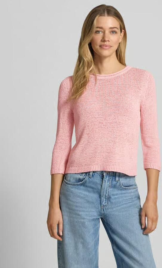 Betty Barclay Gebreide pullover met ronde hals en 3 4-mouwen - Foto 3