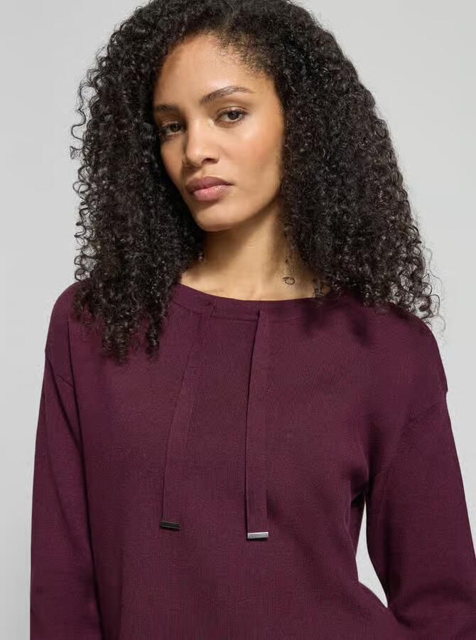Betty Barclay Gebreide pullover met tunnelkoord - Foto 2
