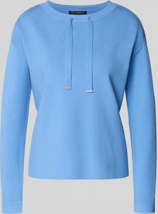 Betty Barclay Gebreide pullover met tunnelkoord