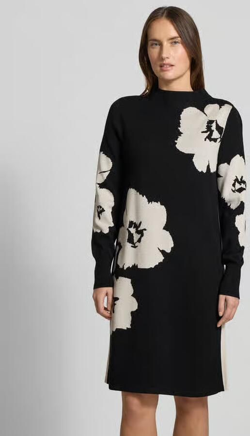 Betty Barclay Relaxed fit jurk van viscosemix in gebreide look - Foto 3
