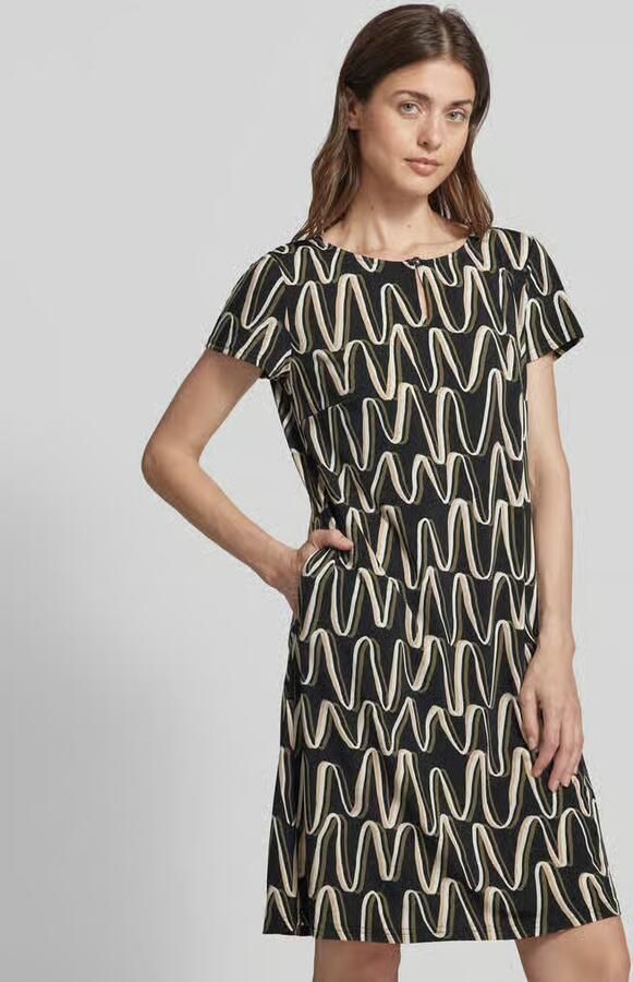 Betty Barclay Zigzag Jersey Jurk Multicolor Dames - Foto 2