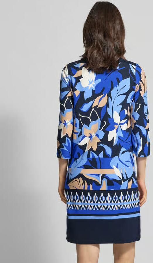 Betty Barclay Knielange jurk van viscosemix in alloverlook