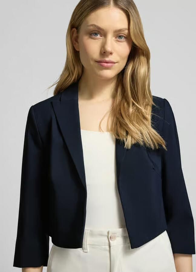 Betty Barclay Korte blazer met paspelzak op de borst - Foto 2