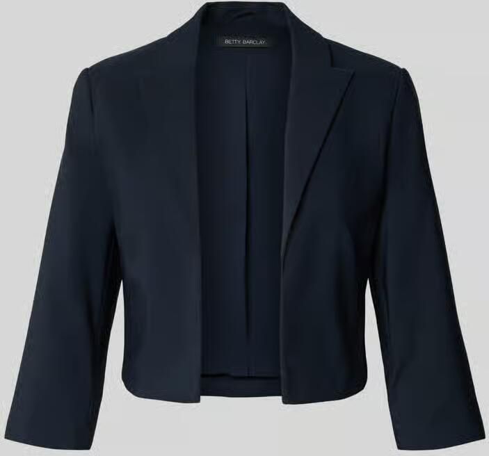 Betty Barclay Korte blazer met paspelzak op de borst