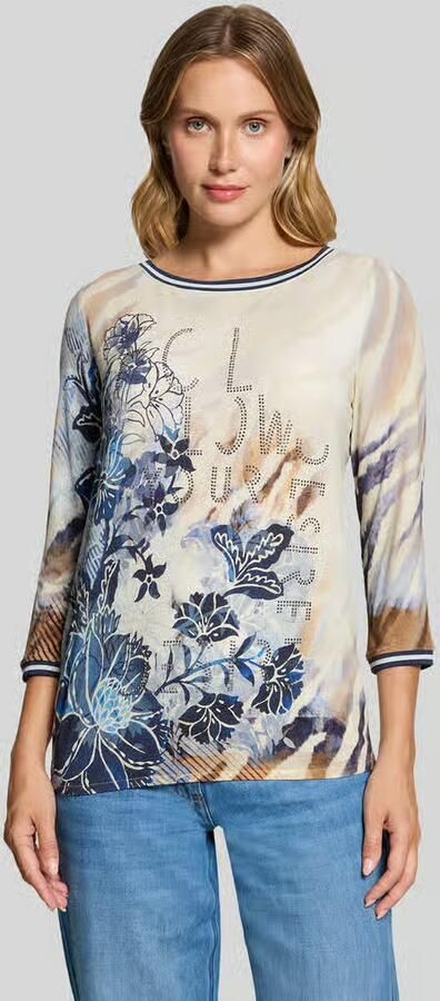 Betty Barclay Loose fit 3 4-shirt van viscosemix - Foto 2