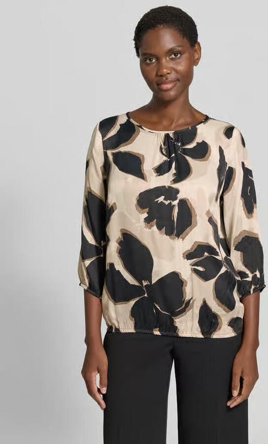 Betty Barclay Loose fit blouse met lange mouwen van pure viscose model 'NOS JULI' - Foto 2