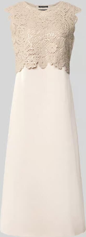 Betty Barclay midi-jurk in 2-in-1-look met ronde hals - Foto 2