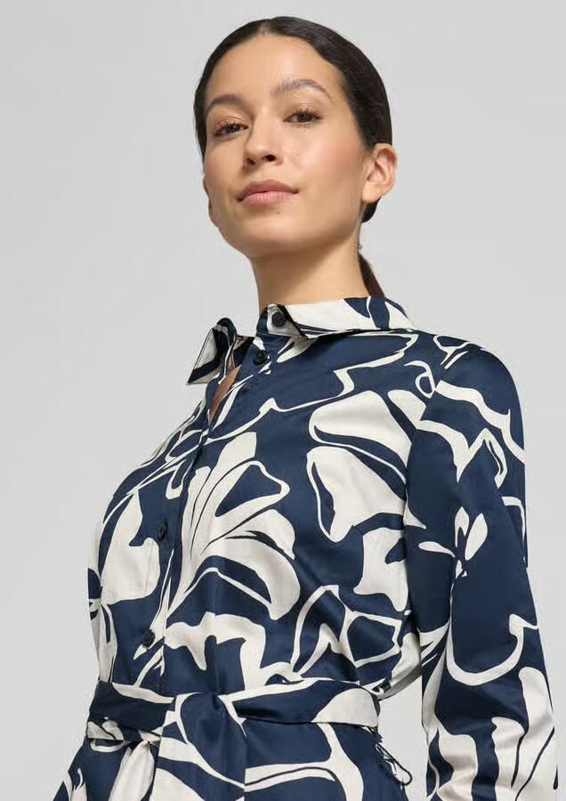 Betty Barclay midi-jurk met all-over bloemenmotief