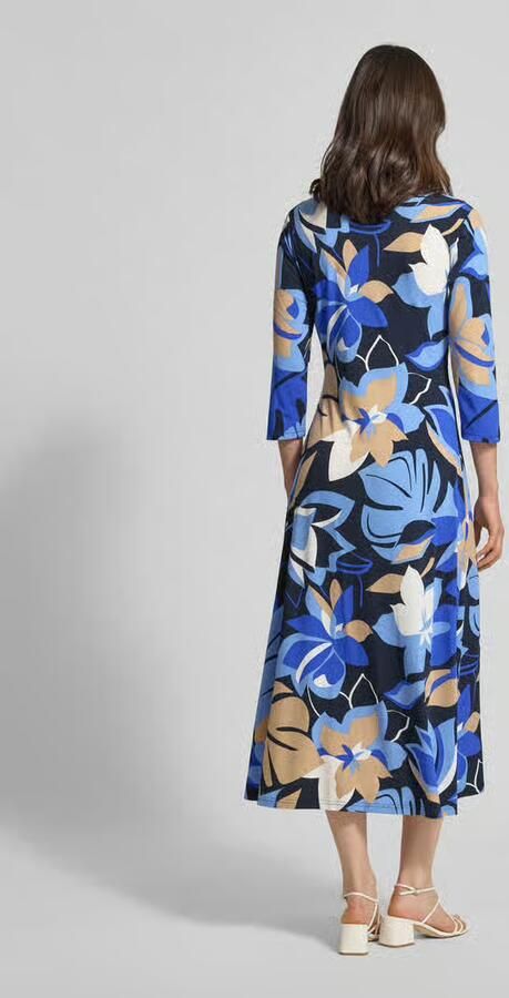 Betty Barclay Regular fit midi-jurk met all-over bloemenprint