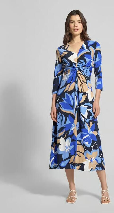 Betty Barclay Regular fit midi-jurk met all-over bloemenprint - Foto 3