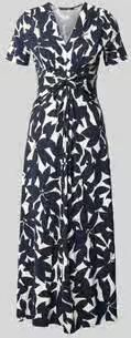 Betty Barclay midi-jurk met knoopdetail en V-hals