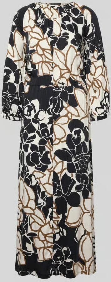 Betty Barclay midi-jurk van zuivere viscose met florale all-over print - Foto 2