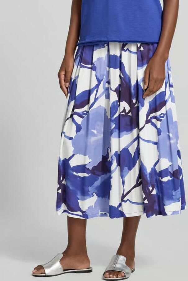 Betty Barclay Midirok van pure viscose met een florale all-over print - Foto 2