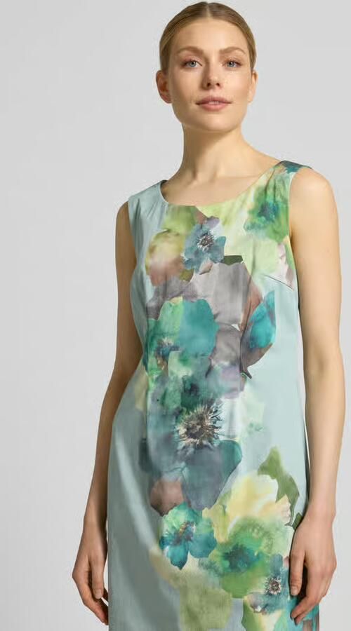 Betty Barclay Mini-jurk in allover-look met ronde hals