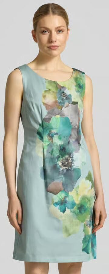 Betty Barclay Mini-jurk in allover-look met ronde hals - Foto 4