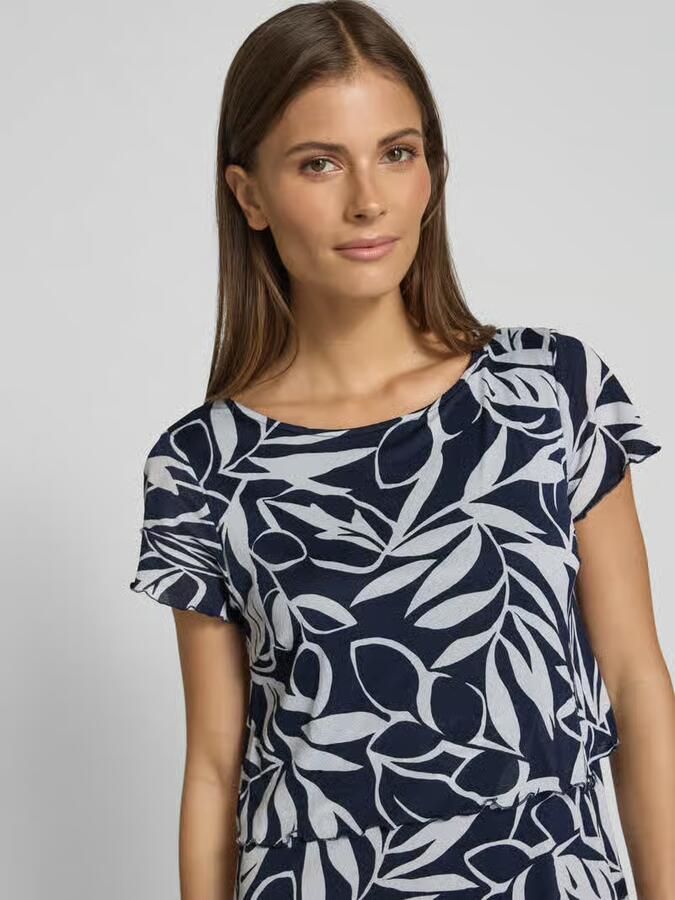 Betty Barclay Knielange jurk in laagjeslook - Foto 2