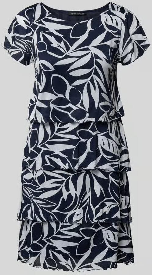 Betty Barclay Knielange jurk in laagjeslook