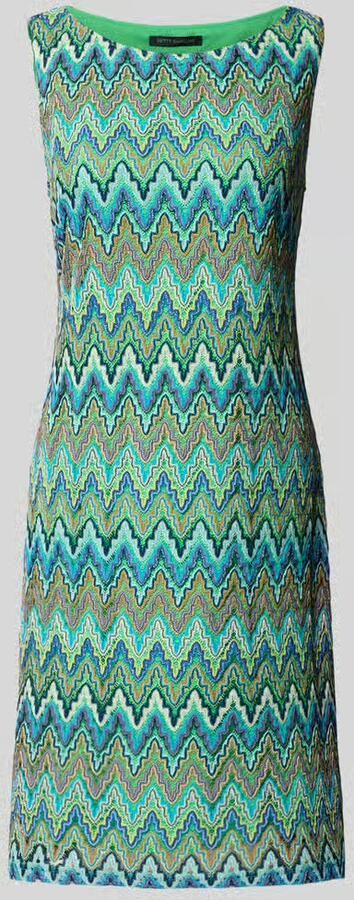 Betty Barclay Knielange kokerjurk in all-over look