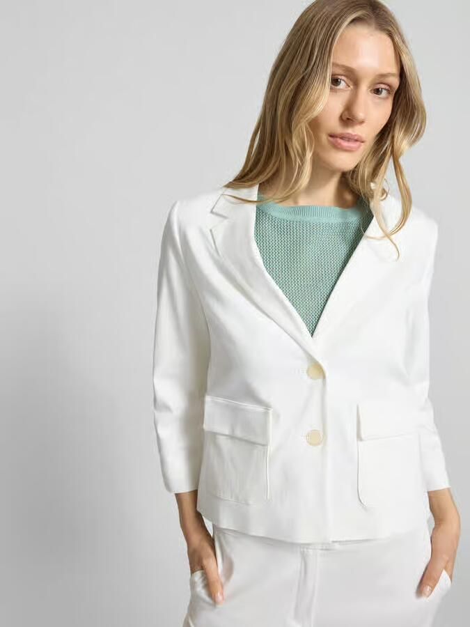 Betty Barclay Regular fit blazer met pattetassen en 3 4-mouw