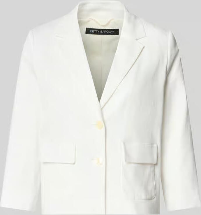 Betty Barclay Regular fit blazer met pattetassen en 3 4-mouw - Foto 2