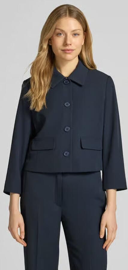 Betty Barclay regular fit blazer met platte kraag - Foto 3