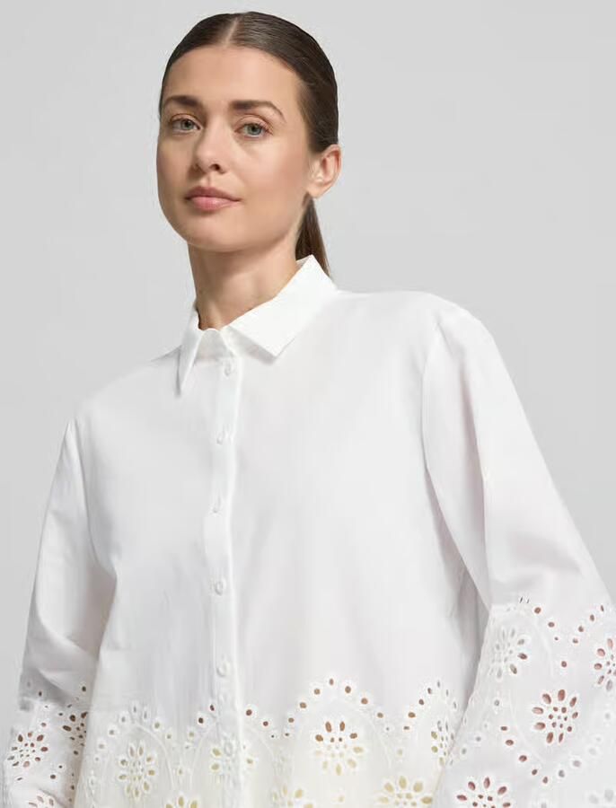 Betty Barclay Regular fit Blouse met Ajourwerk