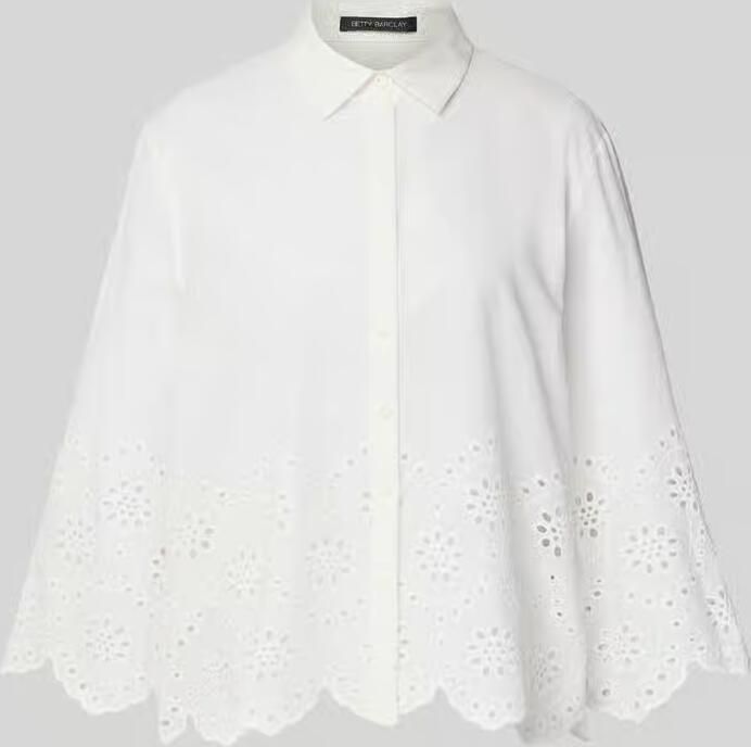 Betty Barclay Regular fit Blouse met Ajourwerk - Foto 2