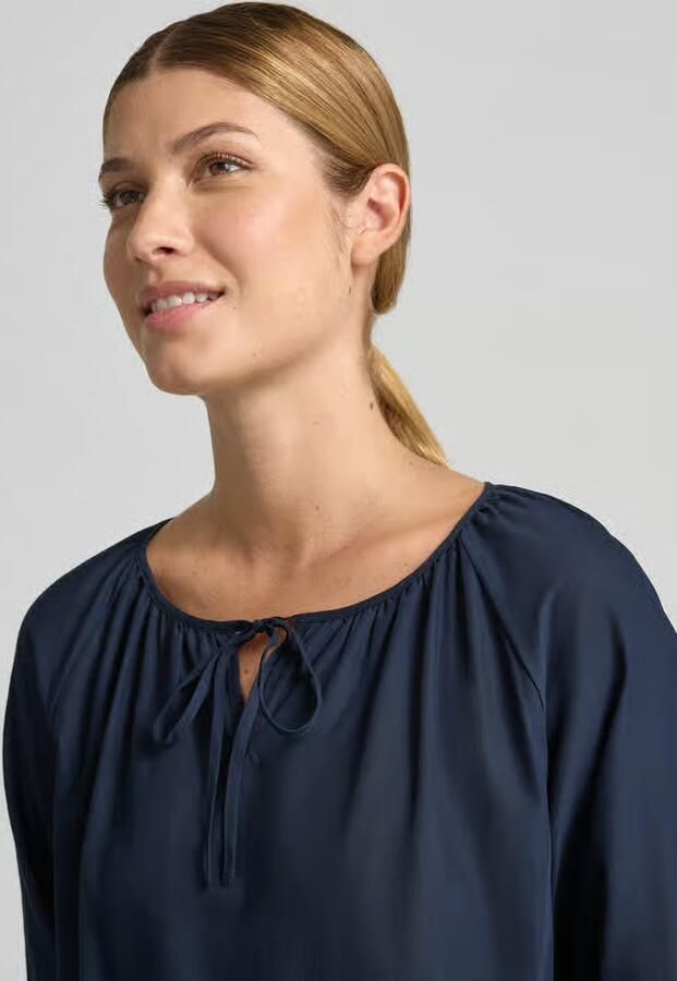 Betty Barclay regular fit blouse met korte mouwen van puur katoen - Foto 2