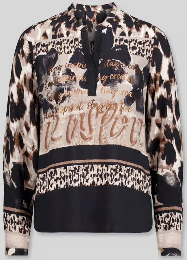 Betty Barclay Regular fit blouse met lange mouwen van pure viscose - Foto 2