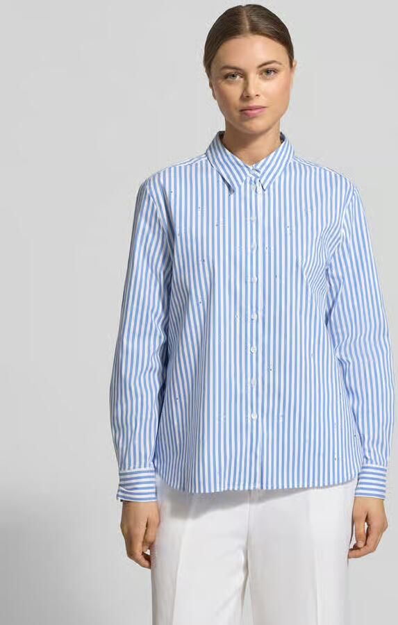 Betty Barclay regular fit blouse met siersteendecoratie - Foto 3