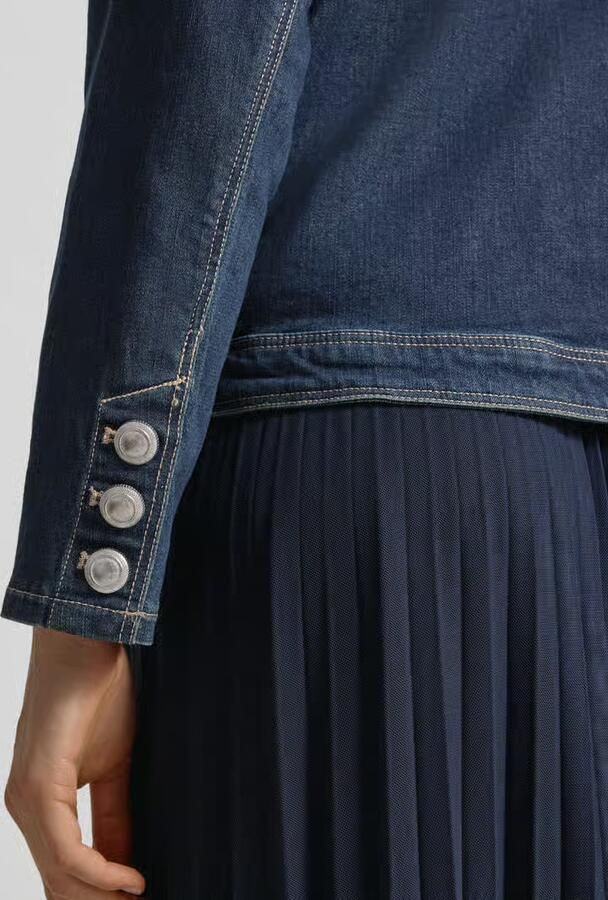 Betty Barclay regular fit jack met lyocell in denimlook