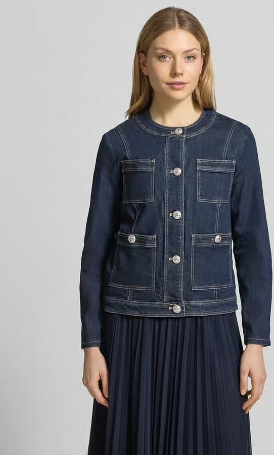 Betty Barclay regular fit jack met lyocell in denimlook - Foto 4