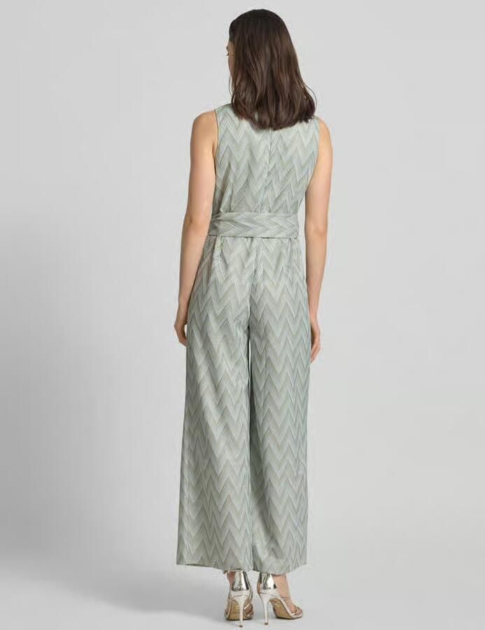Betty Barclay regular fit jumpsuit met geometrisch all-over stitching - Foto 2