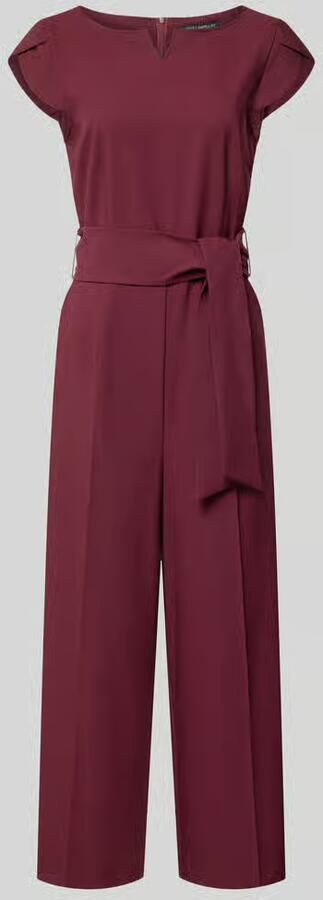 Betty Barclay Regular fit jumpsuit met strikceintuur