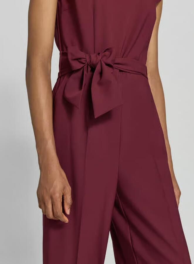 Betty Barclay Regular fit jumpsuit met strikceintuur - Foto 2