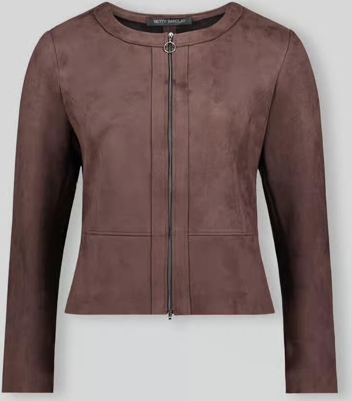 Betty Barclay Regular Fit korte blazer in leerlook model 'NOS JULI' - Foto 2