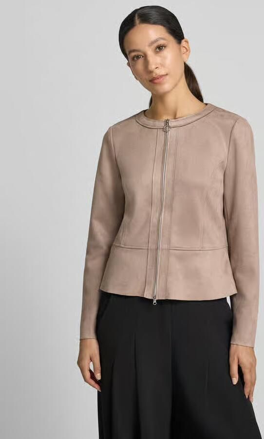 Betty Barclay Regular Fit korte blazer in leerlook model 'NOS JULI' - Foto 3